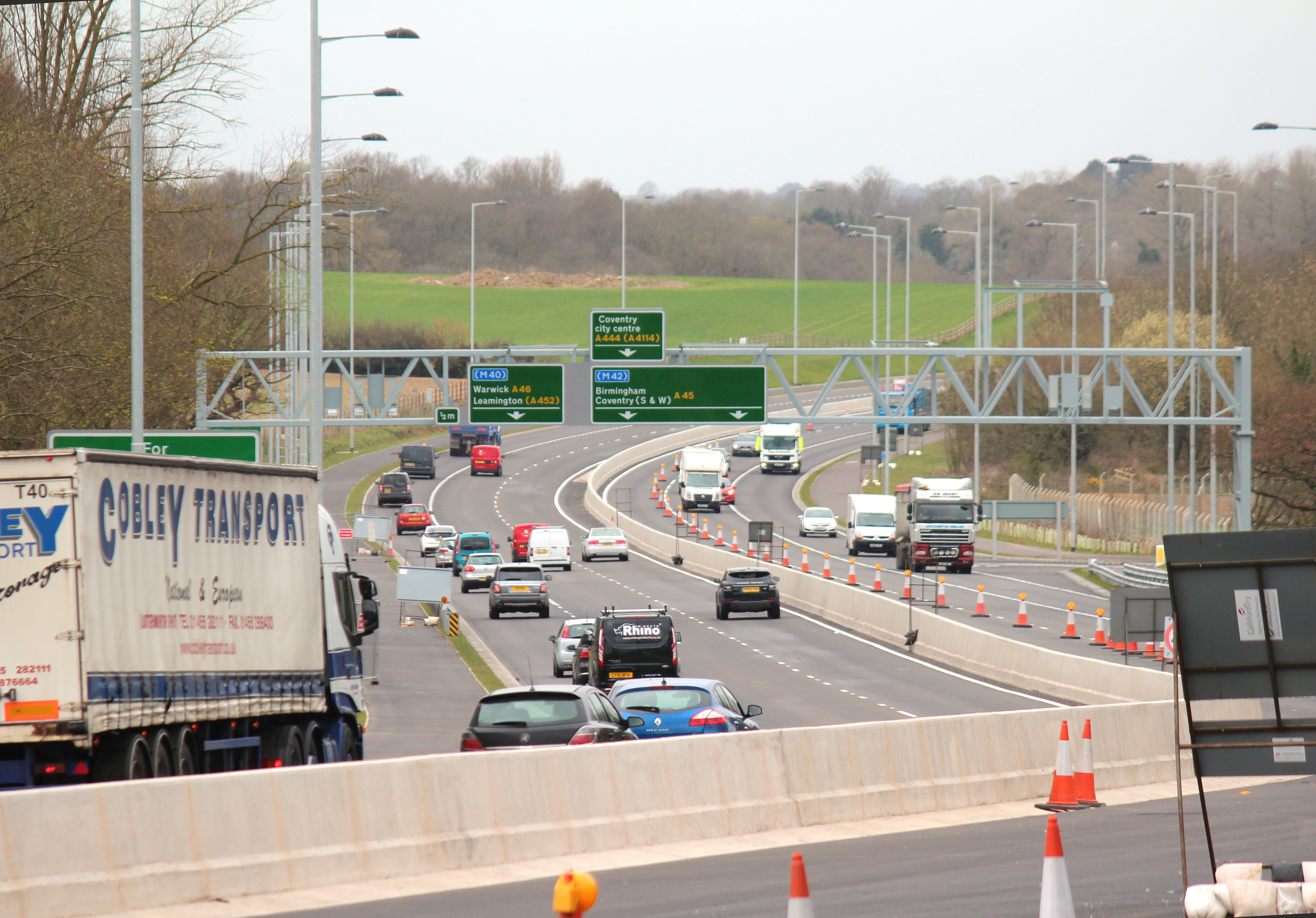 A45 North View from Tollbar Island