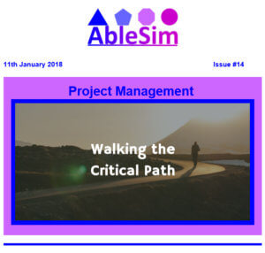 AbleSim Info-Letter Header Image Project Management Information