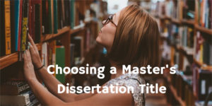 Choosing a Dissertation Title