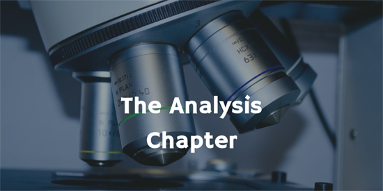 The Analysis Chapter