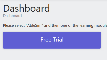 Free Trial Dashboard