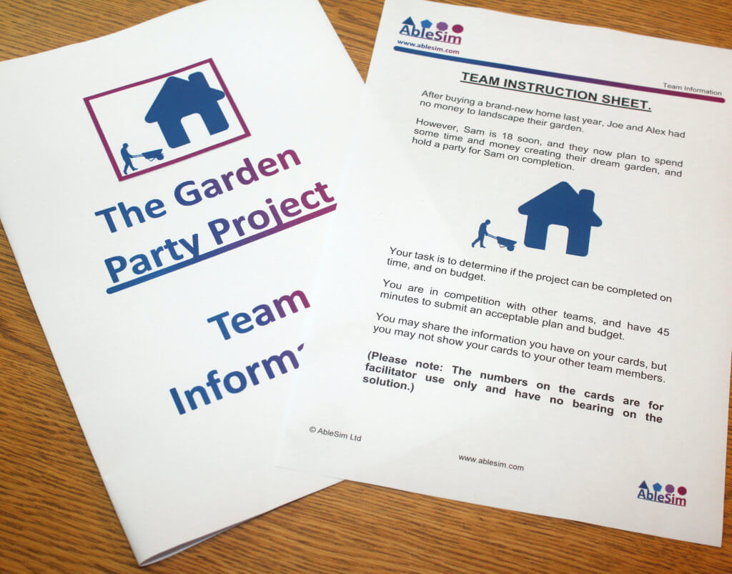 The Garden Party Project Team Information