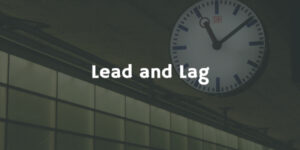 Lead and Lag